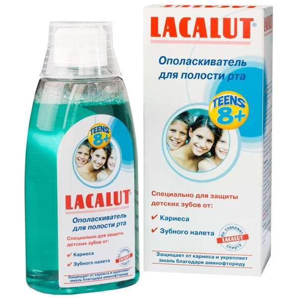 

Ополіскувач для ротової порожнини Lacalut 8+, 300 мл