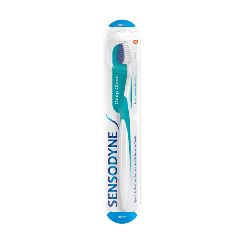

Зубна щітка Sensodyne Deep Cleen, м'якої жорсткості, 1 шт