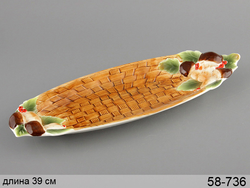 

Блюдо Lefard Грибна галявина, 39*13*5см,58-736