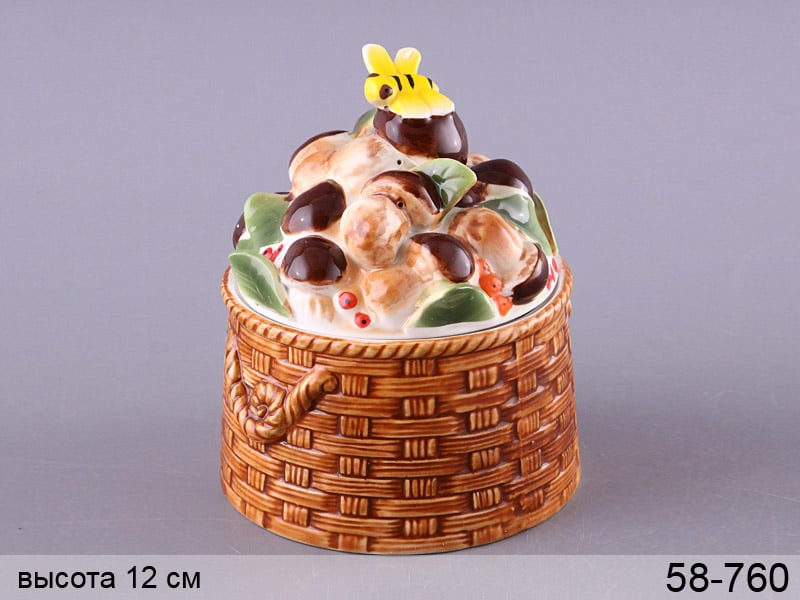 

Банка для меду Lefard Грибна галявина, 12см,58-760