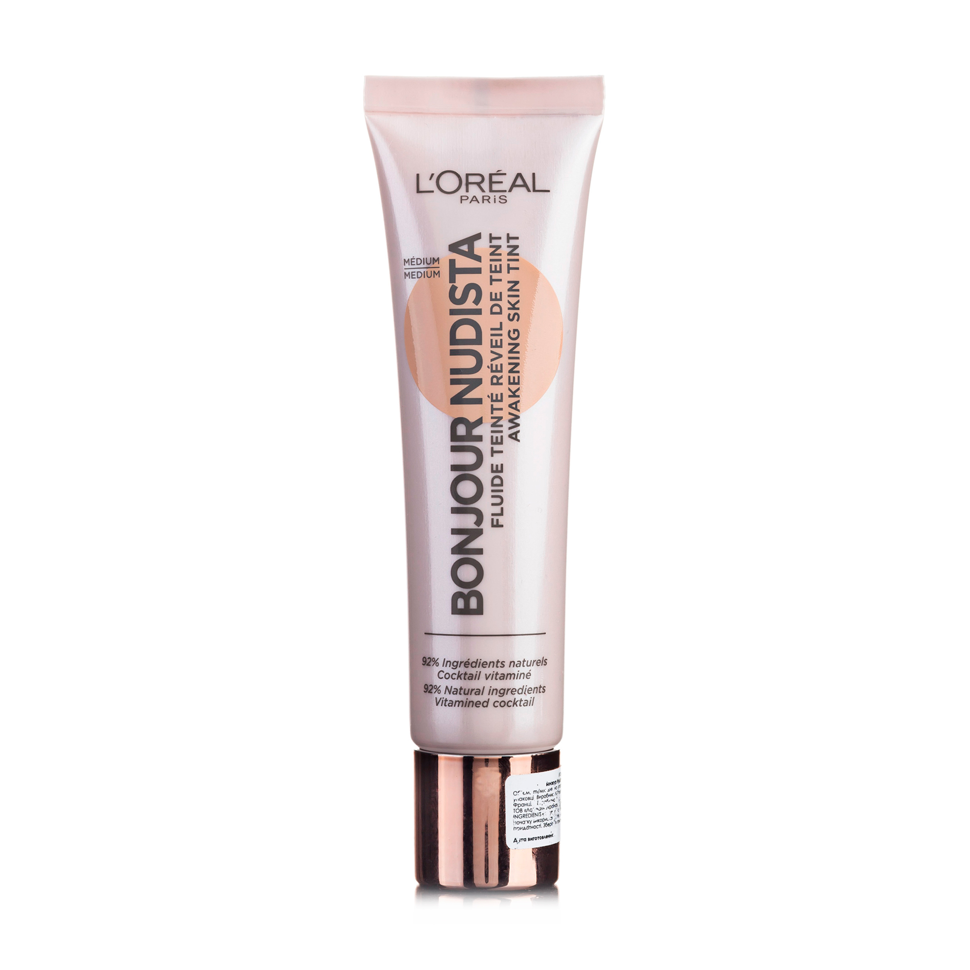 

BB-крем для обличчя L’Oreal Paris Bonjour Nudista BB Cream зволожуючий тон 03 Medium, 30мл