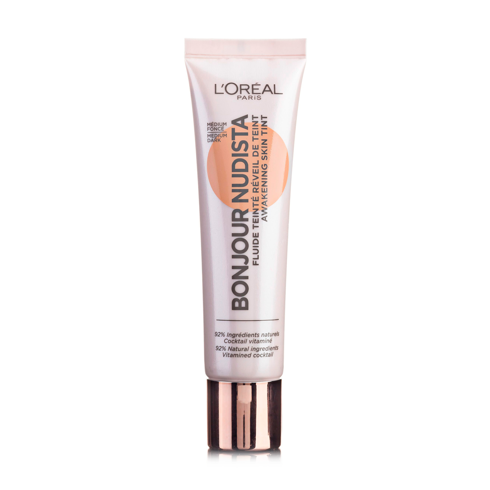 

BB-крем для обличчя L’Oreal Paris Bonjour Nudista BB Cream зволожуючий тон 04 Medium Dark, 30мл