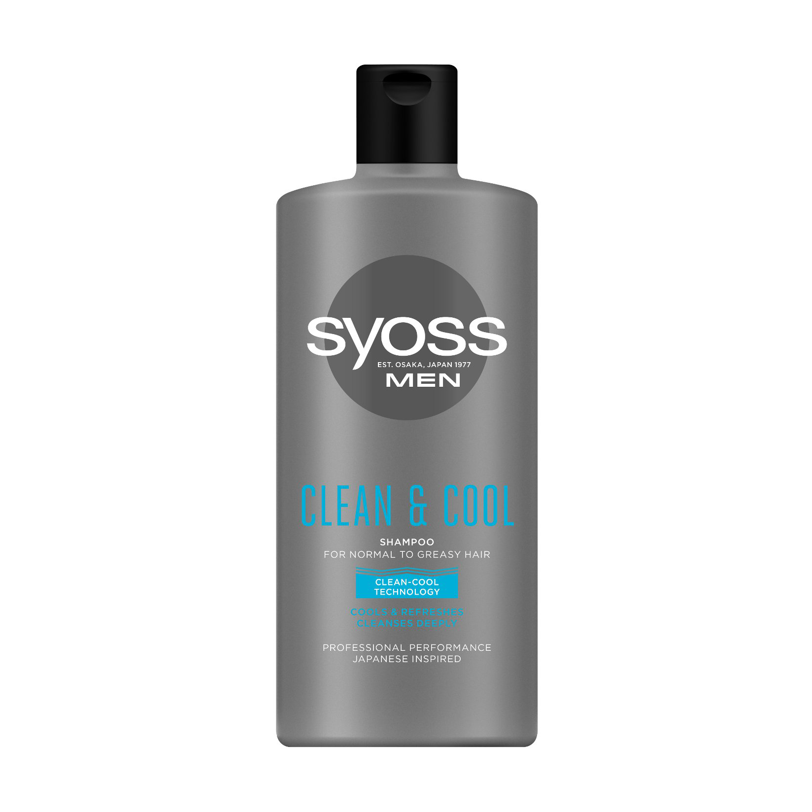 

Уцінка! Чоловічий шампунь Syoss Men Clean & Cool Shampoo для нормального та жирного волосся, з ментолом, 440 мл