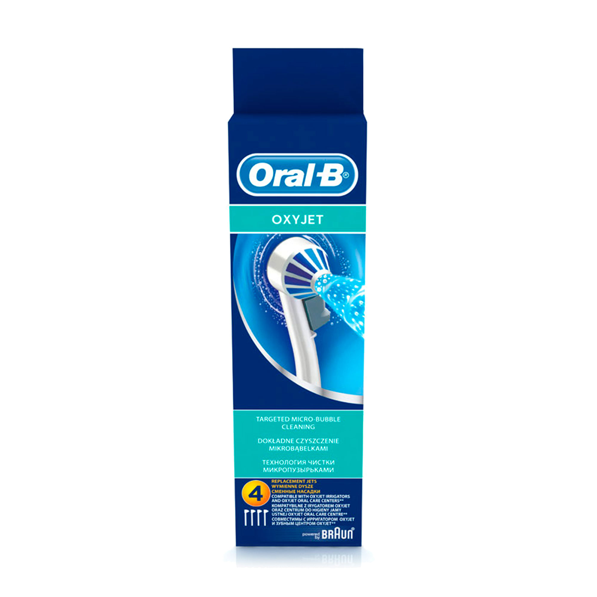 

Насадки для іригатора Oral-B Oxyjet ED17, 4 шт