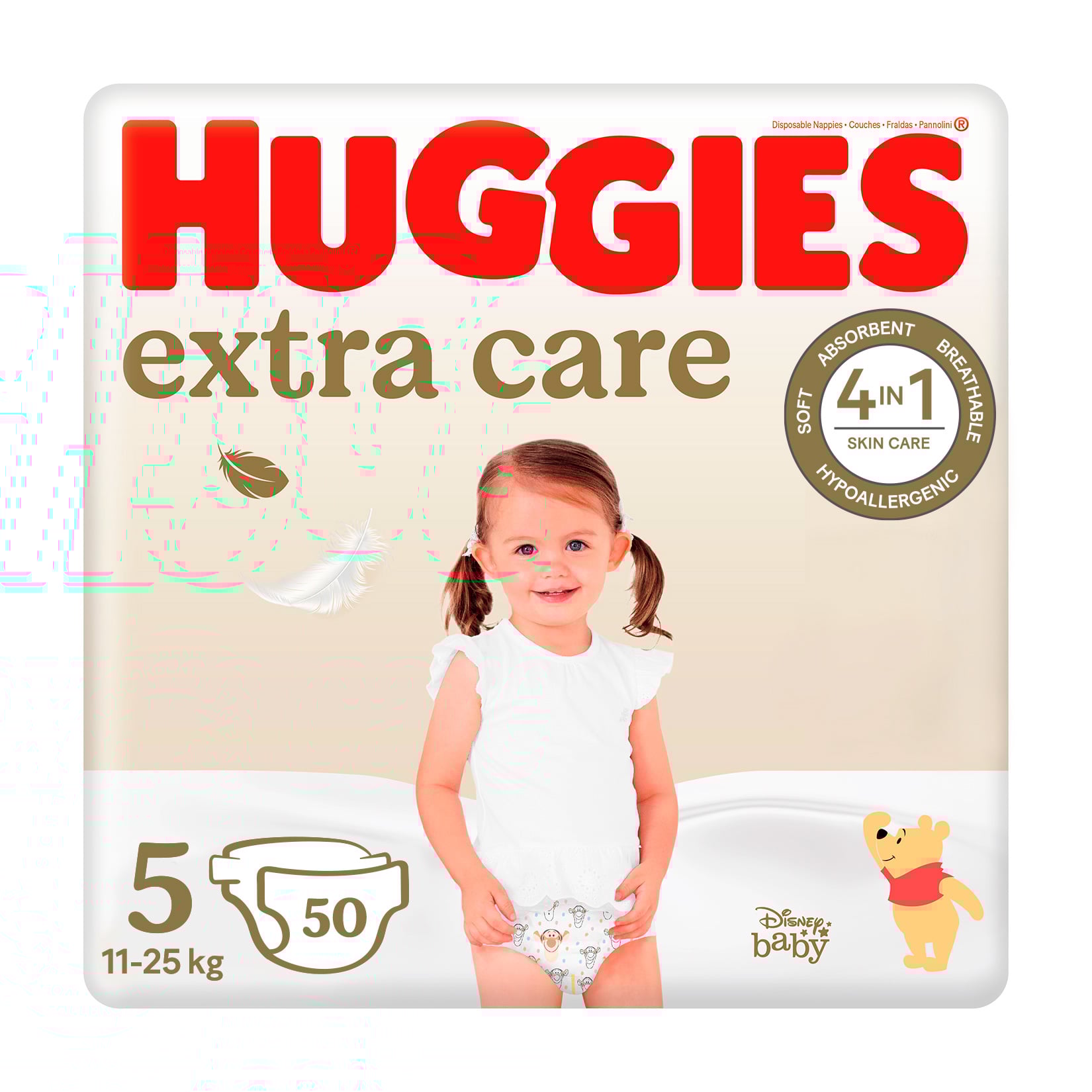 

Уцінка! Підгузки Huggies Extra Care Mega розмір 5 (15-22 кг), 50 шт