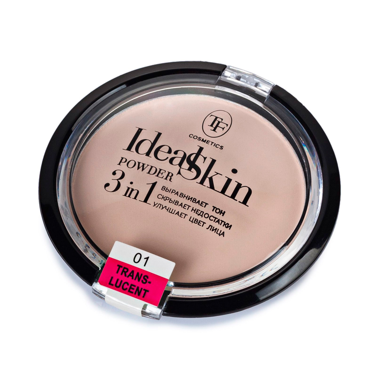 

Компактна пудра для обличчя TF Ideal Skin Powder 3 in 1 тон 01 Translucent, 12 г