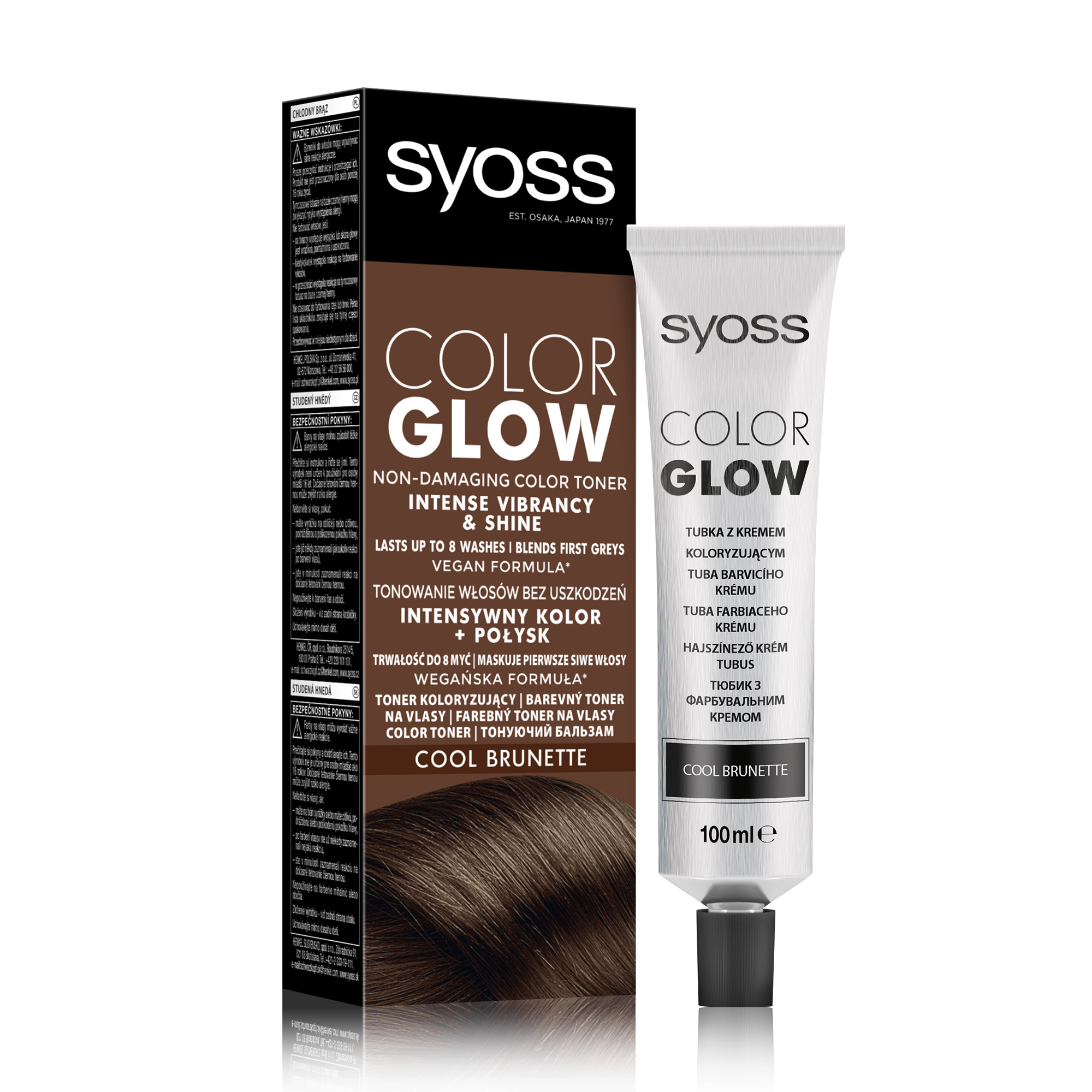 

Уцінка! Тонувальний безаміачний бальзам для волосся Syoss Color Glow, Cool Brunette, 100 мл