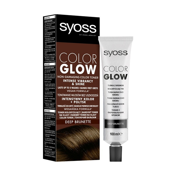

Тонувальний безаміачний бальзам для волосся SYOSS Color Glow, Deep Brunette, 100 мл