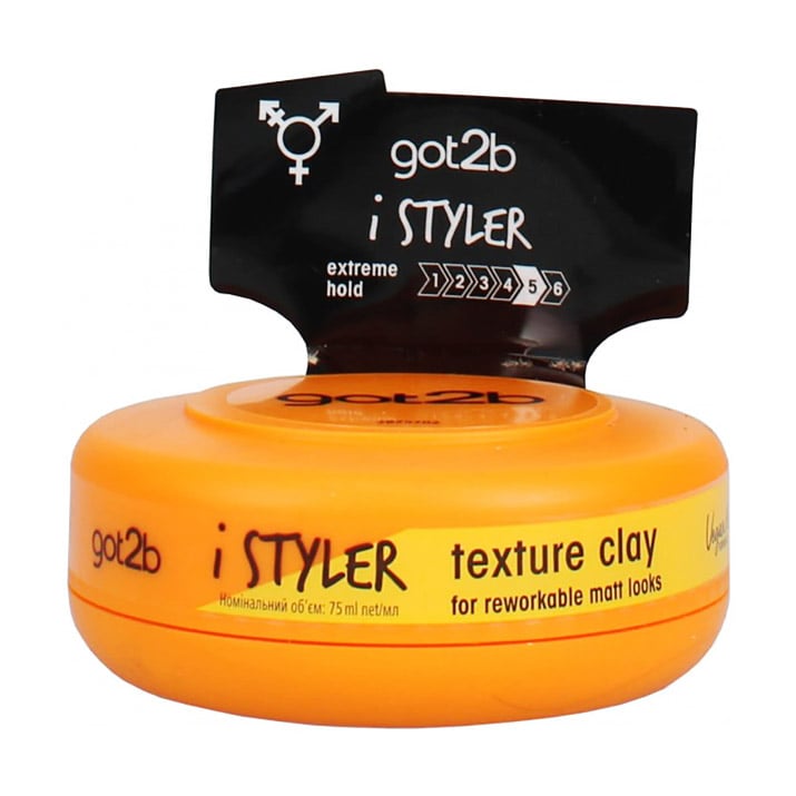 

Текстурувальна глина для волосся got2b iStylers Texture Clay, 75 мл