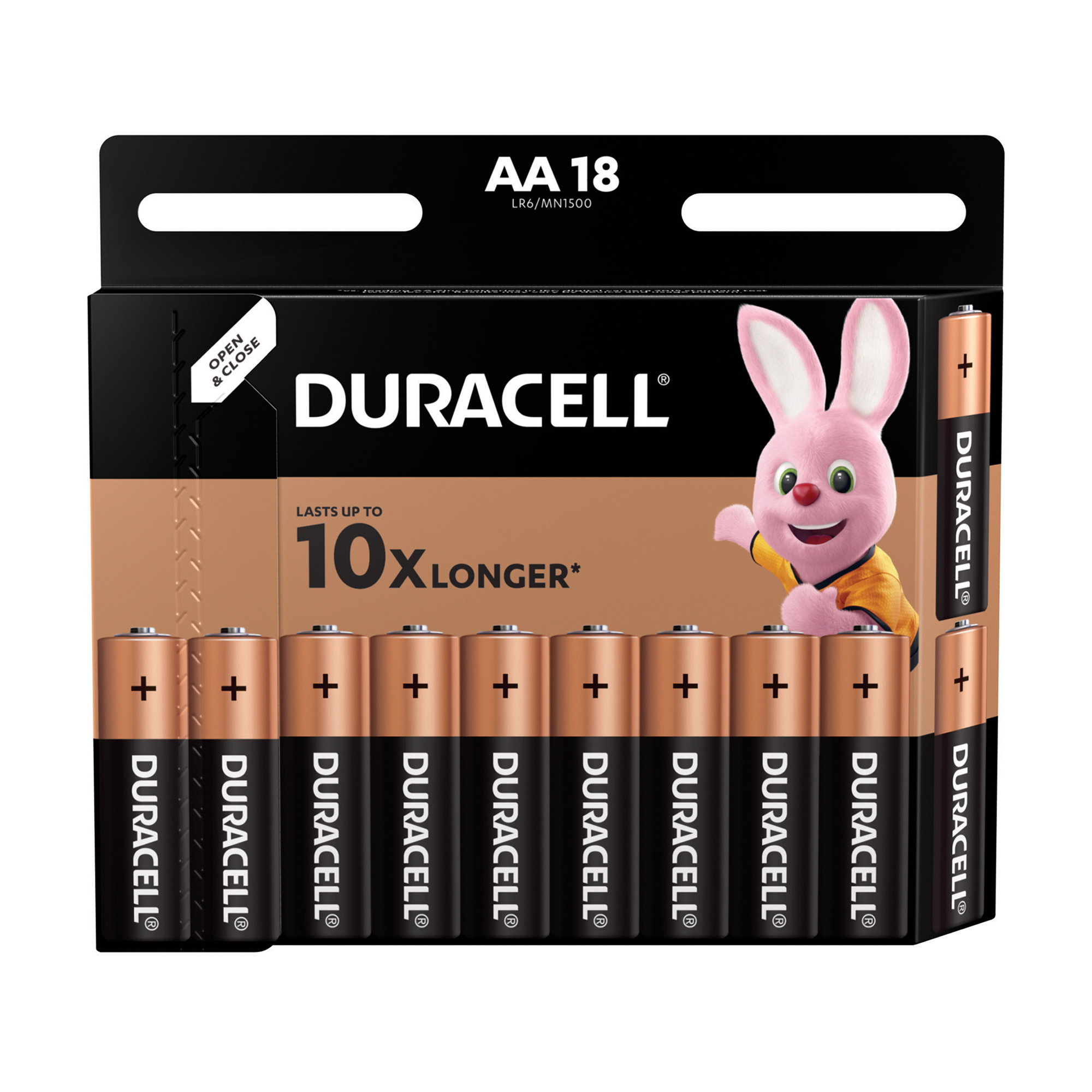 

Уцінка! Алкалінові батарейки Duracell AA LR06/MN1500, 18 шт