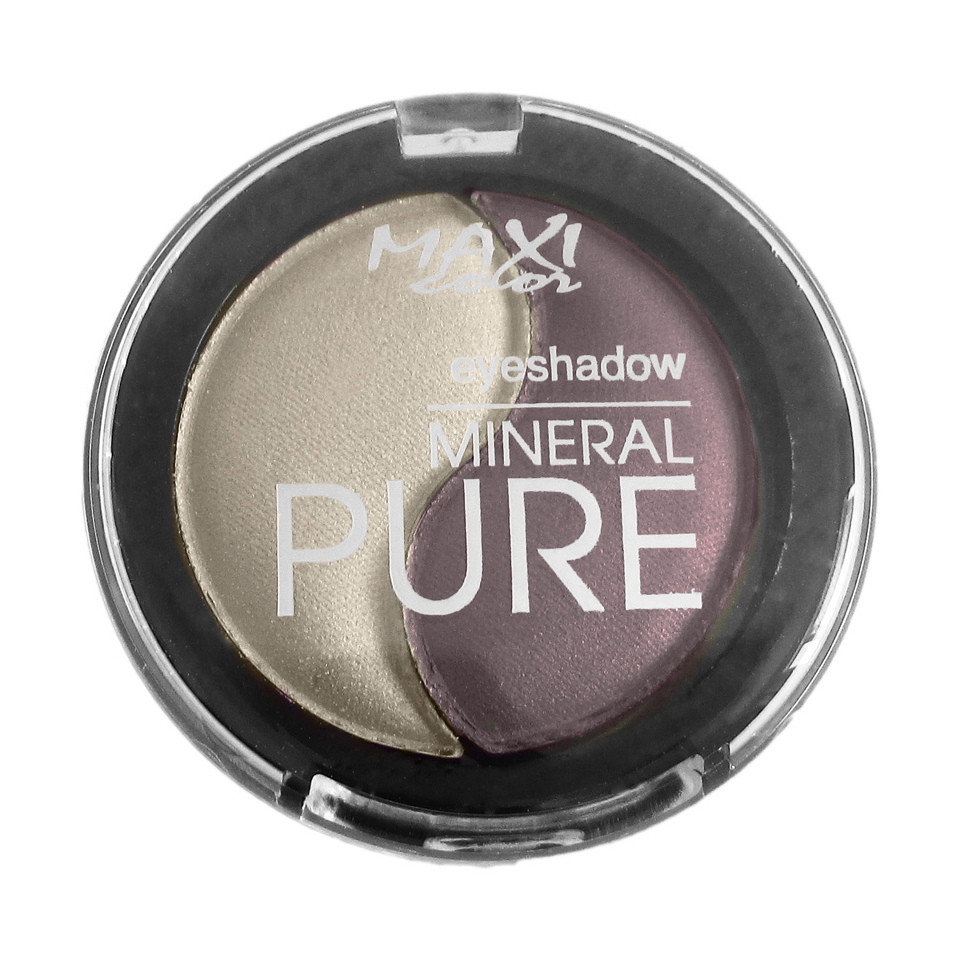 

Тіні для повік Maxi Color Mineral Pure тон 09 Пурпурно-сірий, 3г