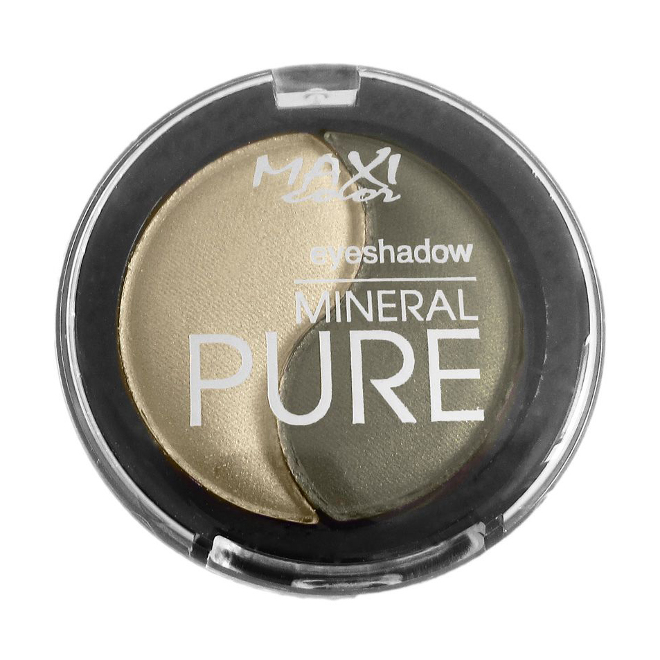 

Тіні для повік Maxi Color Mineral Pure тон 10 Какао, 3г