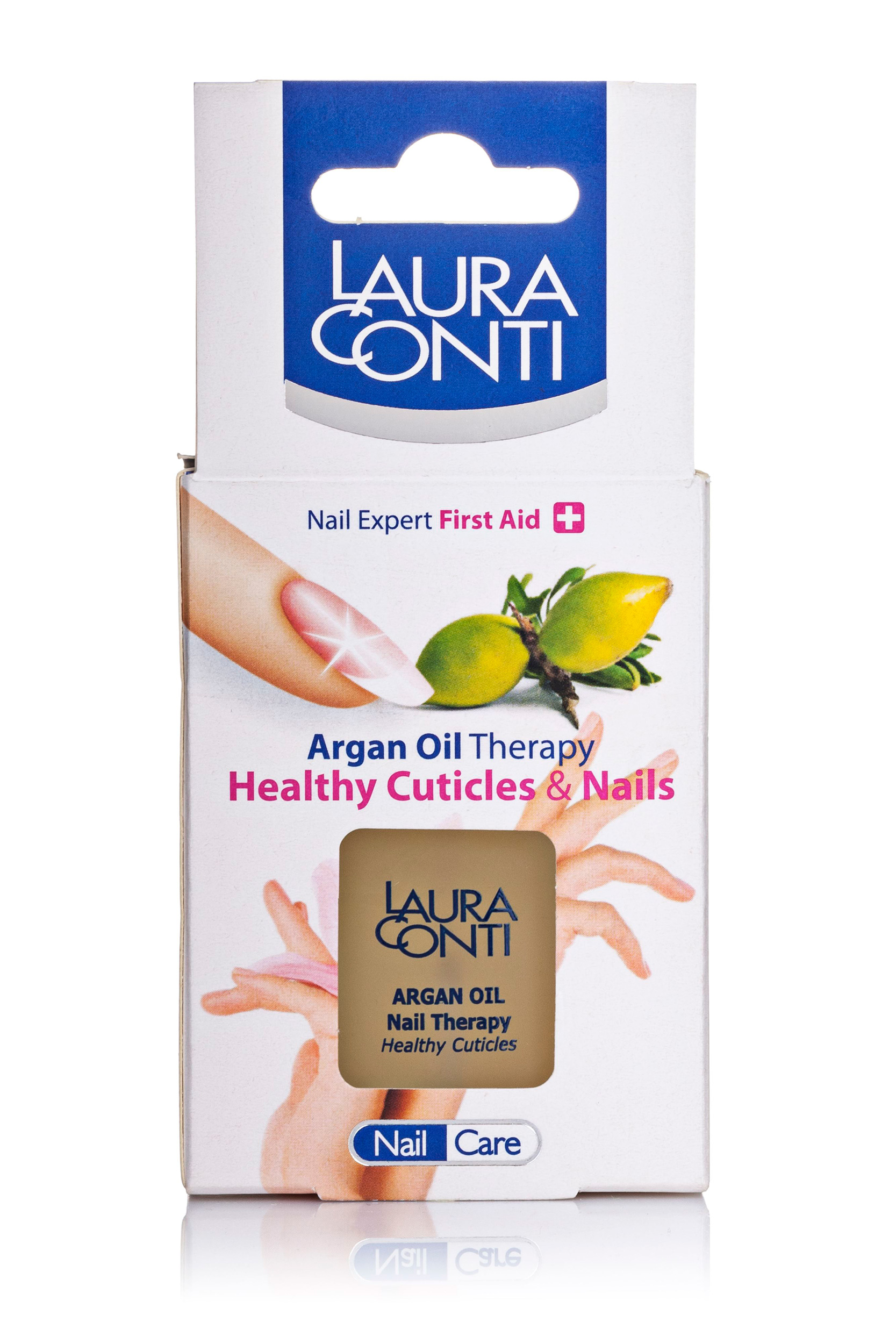 

Живильний засіб Laura Conti Argan Oil Therapy Healthy Cuticles&Nails на основі арганової оліі для нігтів, 12мл