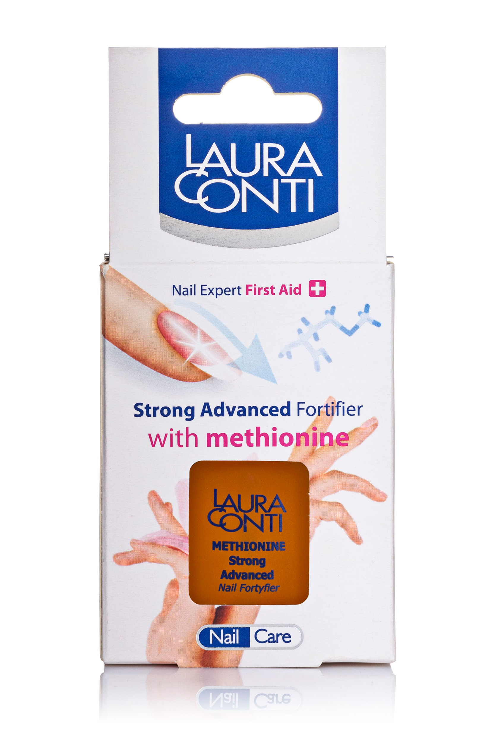 

Відновлюючий засіб Laura Conti Strong Advanced Fortifier whih methionine з метіоніном для нігтів, 12мл