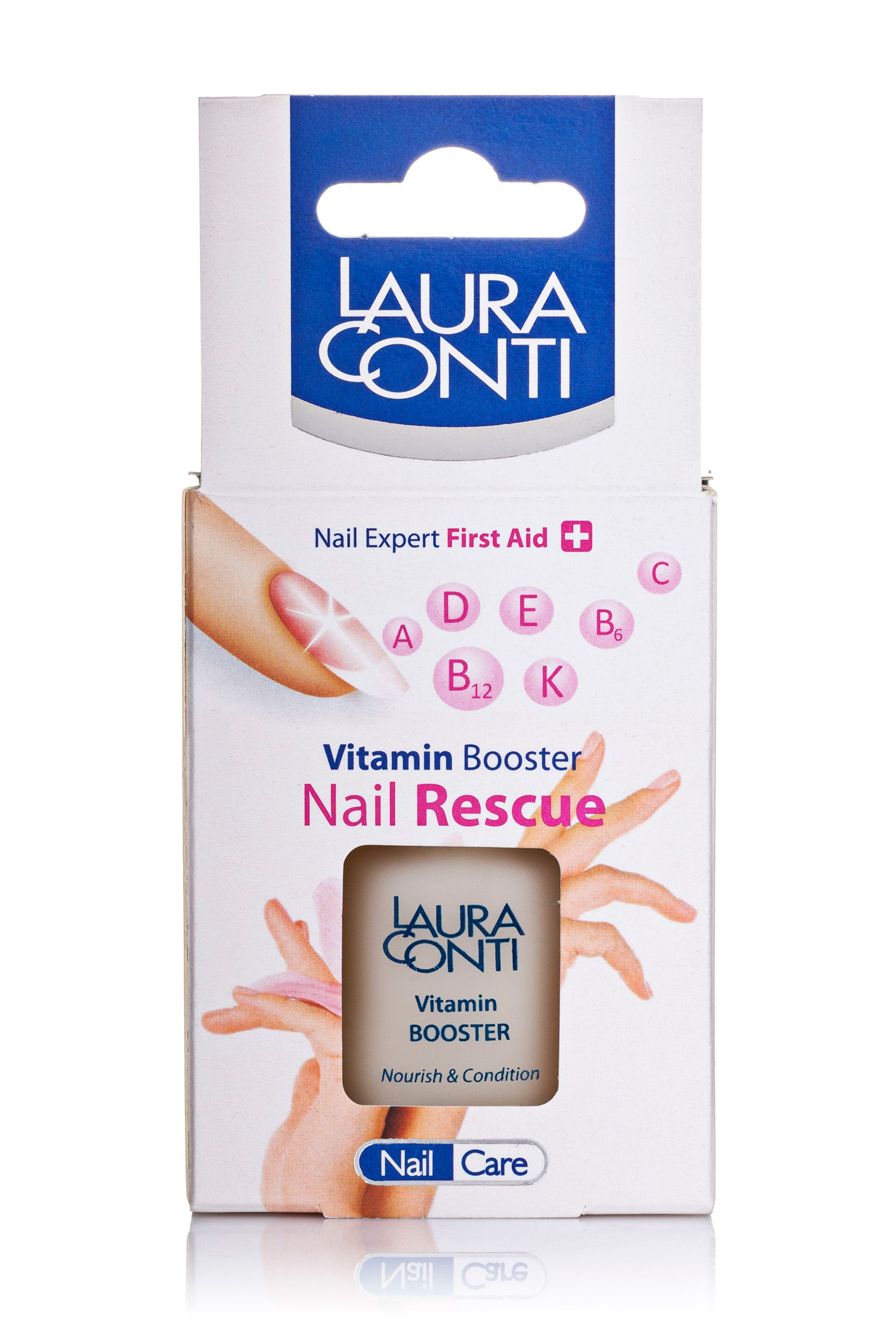 

Живильний засіб Laura Conti Vitamin Booster Nail Rescue з комплексом вітамінів для нігтів, 12мл