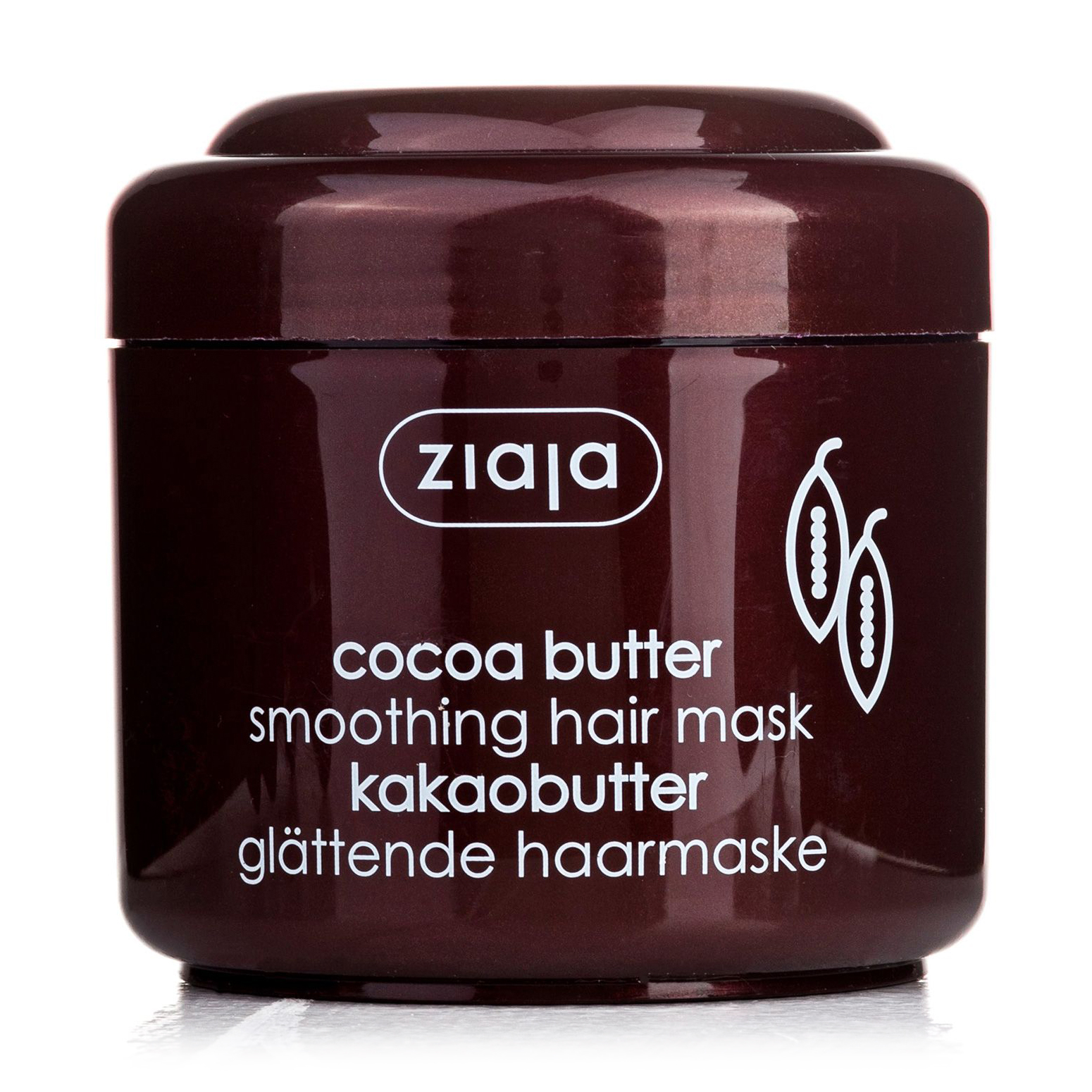 

Уцінка! Розгладжувальна маска Ziaja Cocoa Butter Hair Mask Smoothing Масло какао, для сухого та пошкодженого волосся, 200 мл