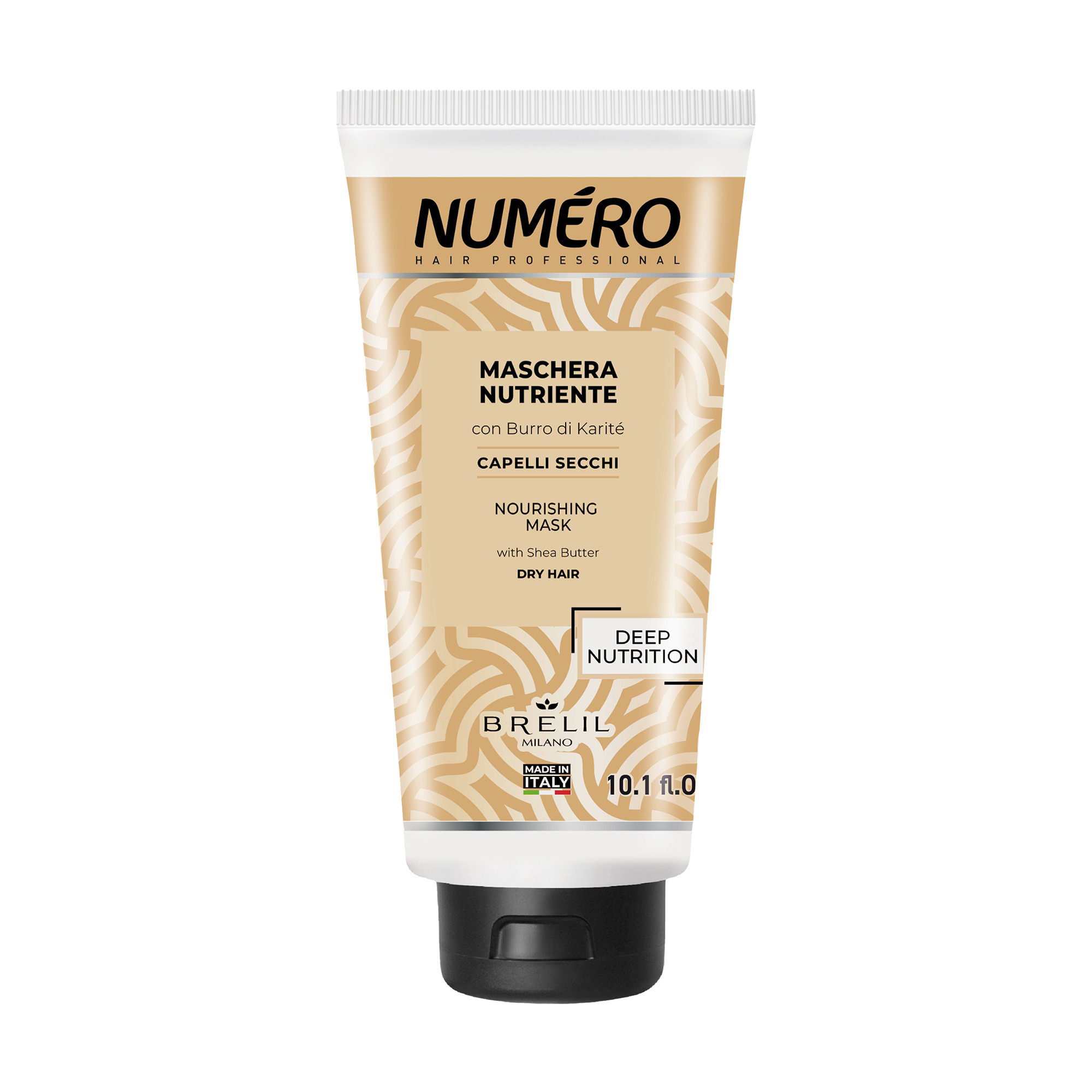 Маска для волосся Brelil Numero Nourishing Mask With Shea Butter з олією каріте, 300 мл