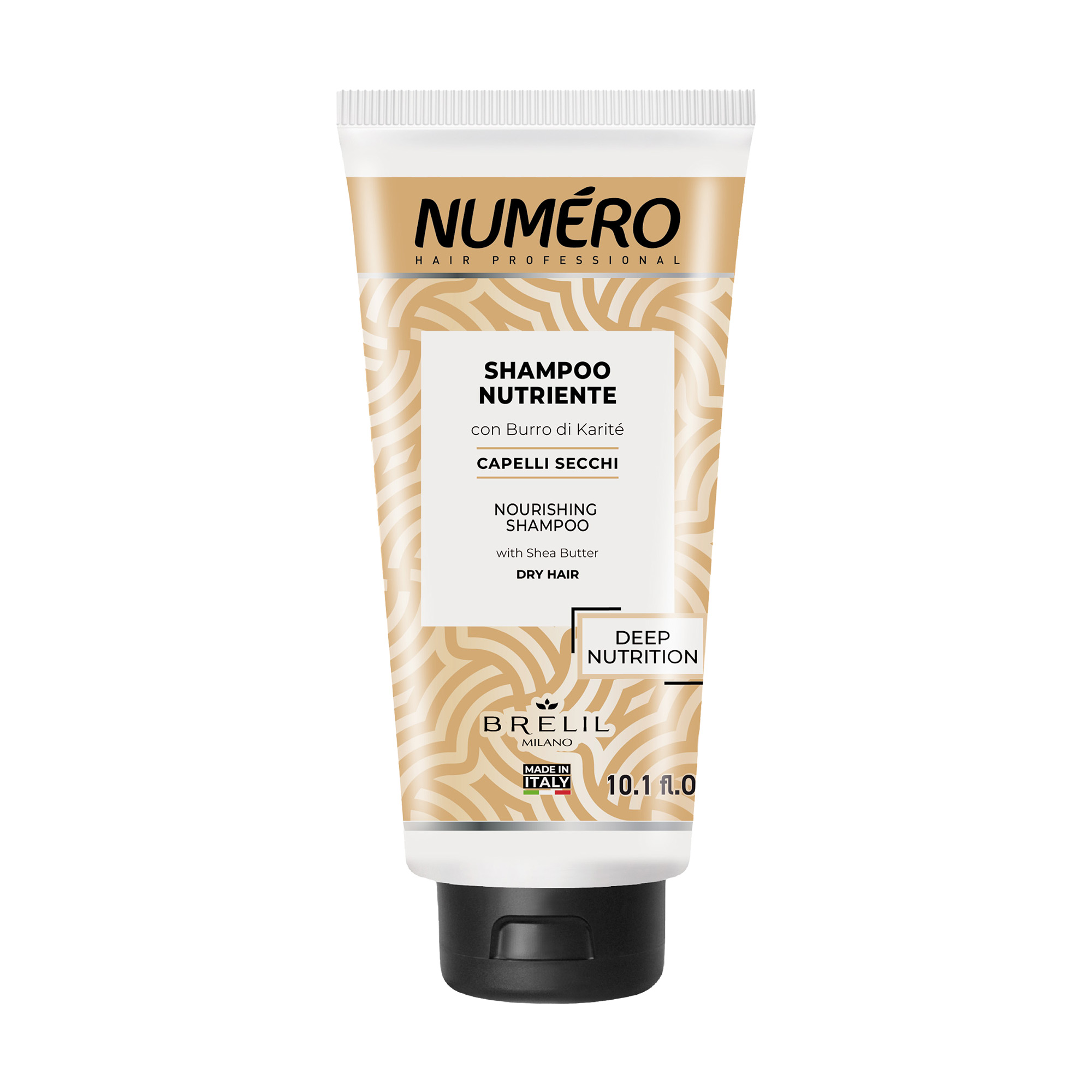 

Шампунь для сухого волосся Brelil Numero Nourishing Shampoo Shampoo з олією каріте, 300 мл