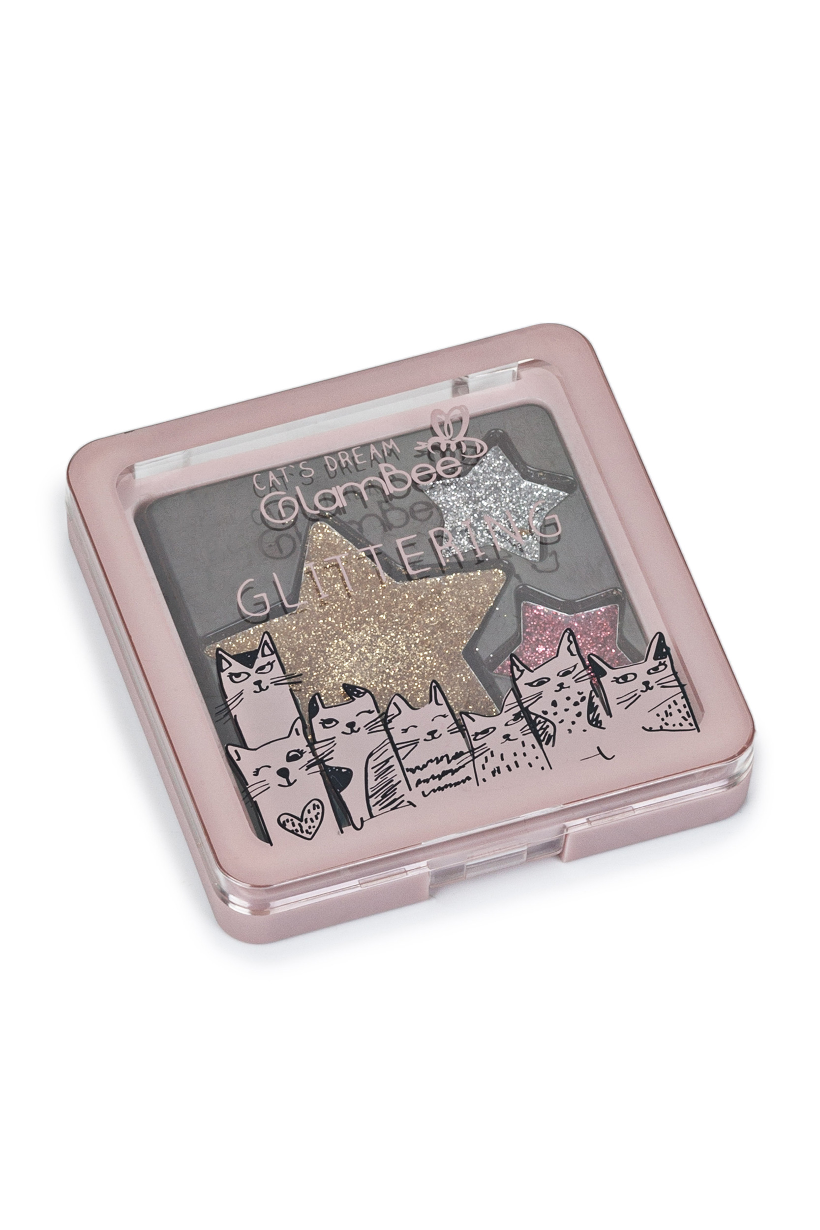 

Набір гліттерів для макіяжу GlamBee Cat`s Dream Glittering тон 01, 5г