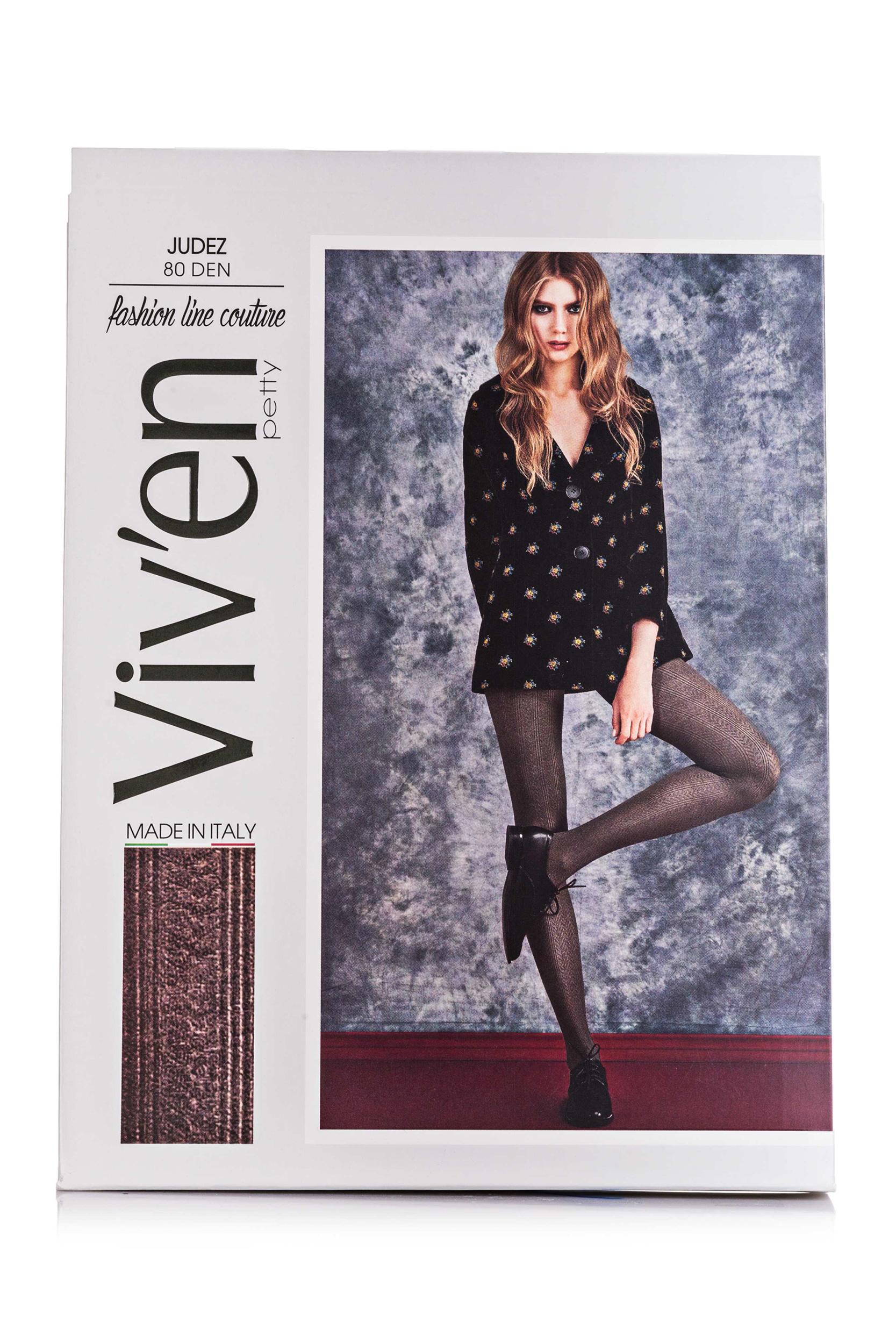 

Колготи жіночі TM Viv’en petty JUDES 80 ден мерлот р.3