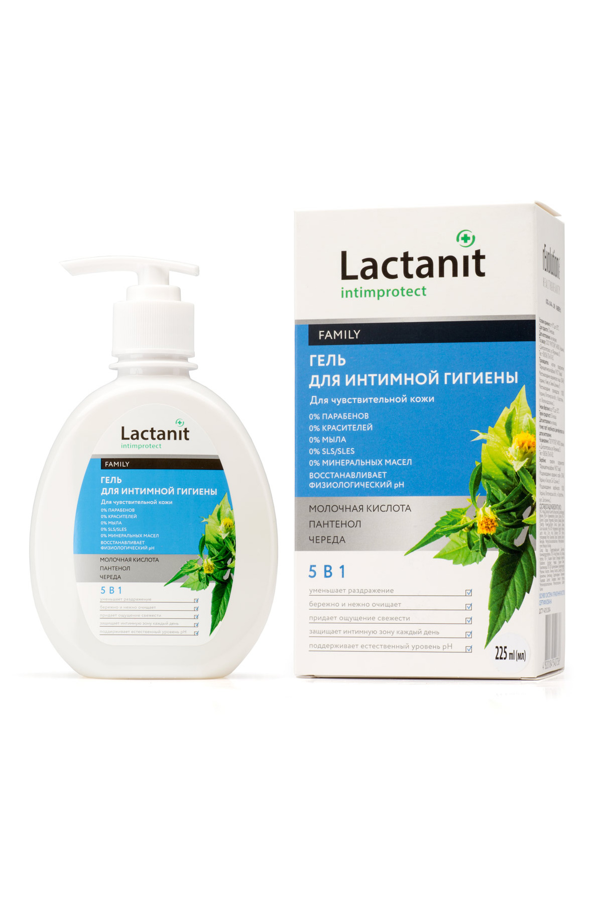 

Гель для інтимної гігієни Lactanit family, 225мл