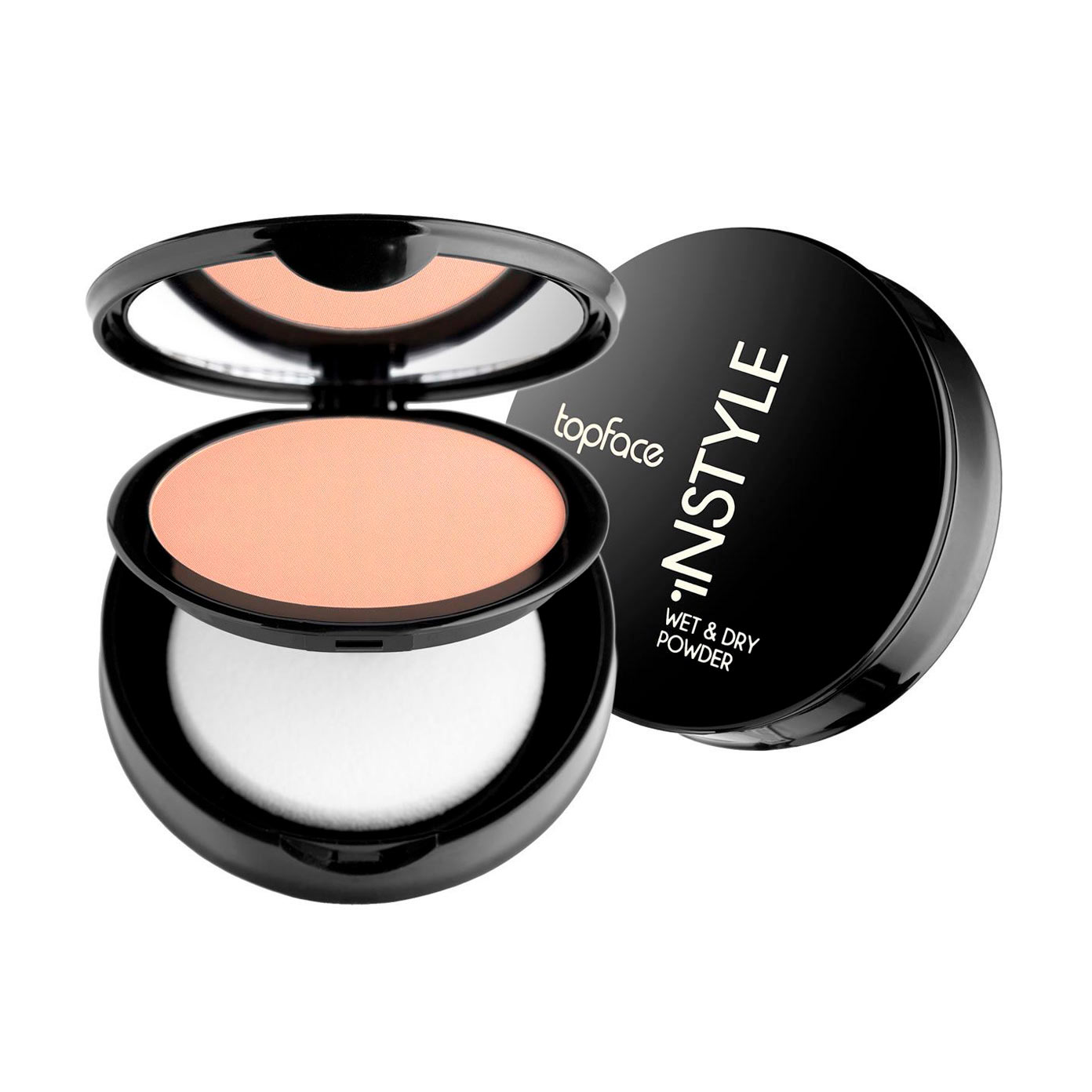 

Компактна пудра для обличчя TopFace Instyle Wet & Dry Powder, 008, 10 г