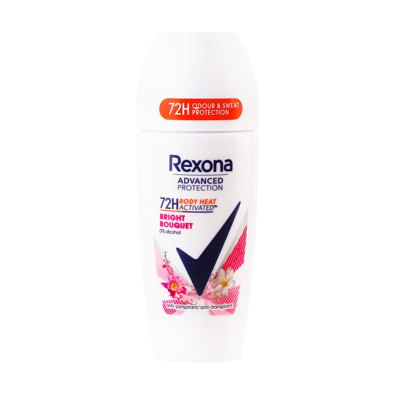 

Кульковий антиперспірант Rexona Advanced Protection + MotionSense, Яскравий букет, жіночий, 50 мл