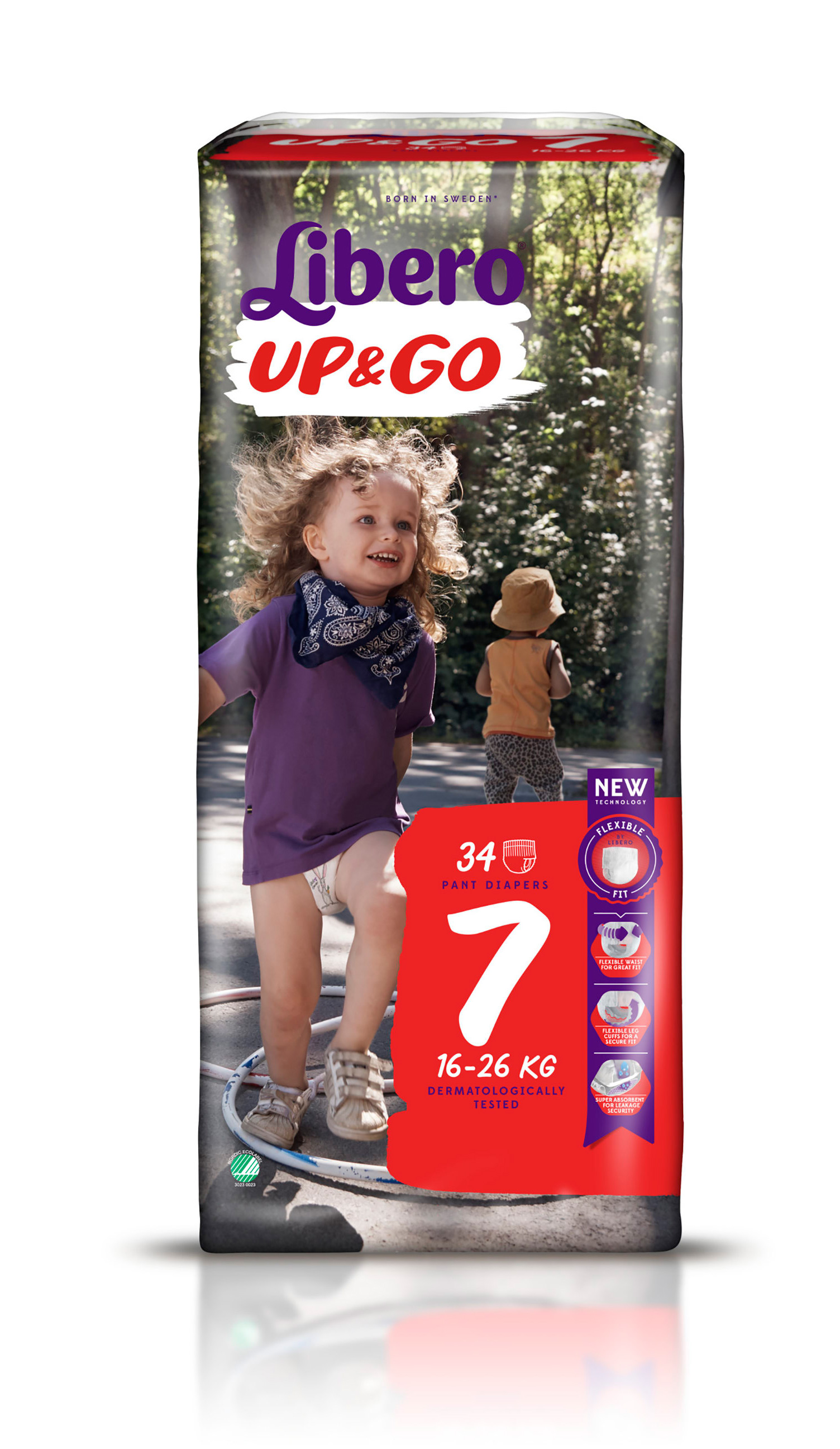 

Підгузки-трусики Libero Up&Go розмір 7, 16-26 кг, 34 шт
