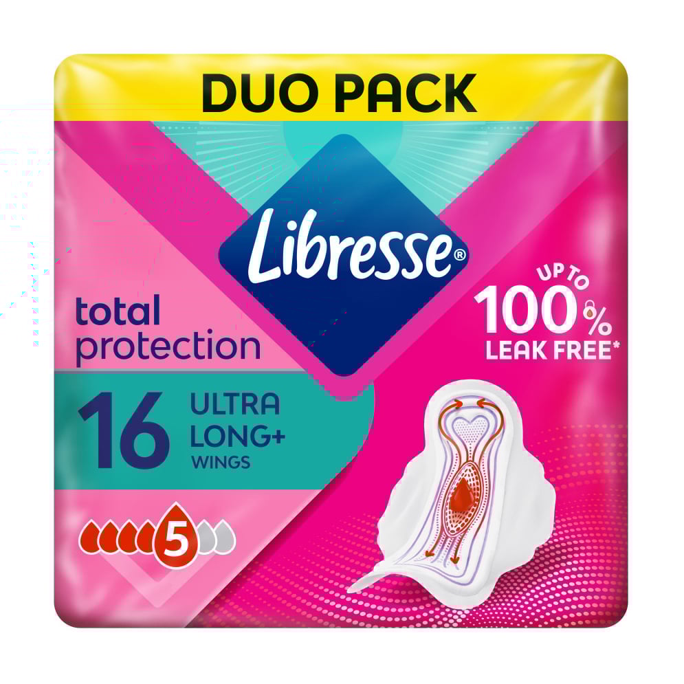 

Прокладки гігієнічні Libresse Ultra Long подовжені, 16 шт