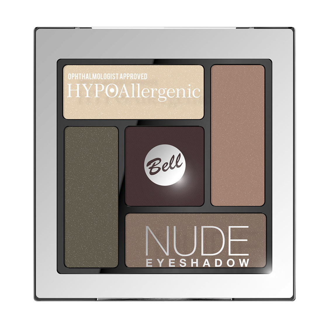 

Сатиново-кремові тіні для повік Bell HypoAllergenic Nude Eyeshadow 04, 5 г