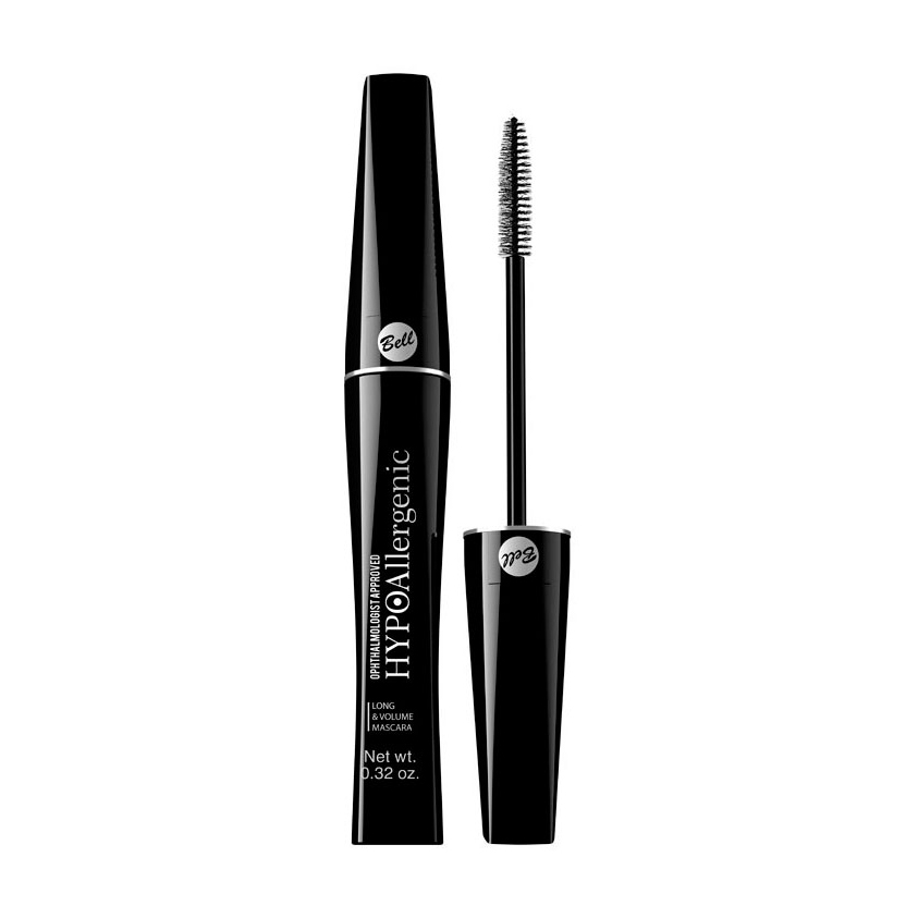 

Уцінка! Туш для вій Bell Hypoallergenic Long&volume Mascara 10 Чорна, 9 г