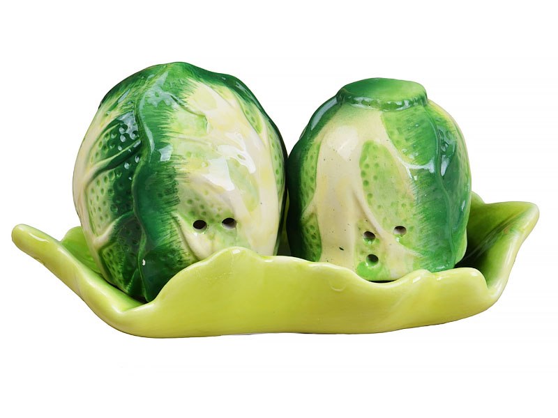 

Набір для спецій Lefard Капуста на підставці, 2пр,490-054