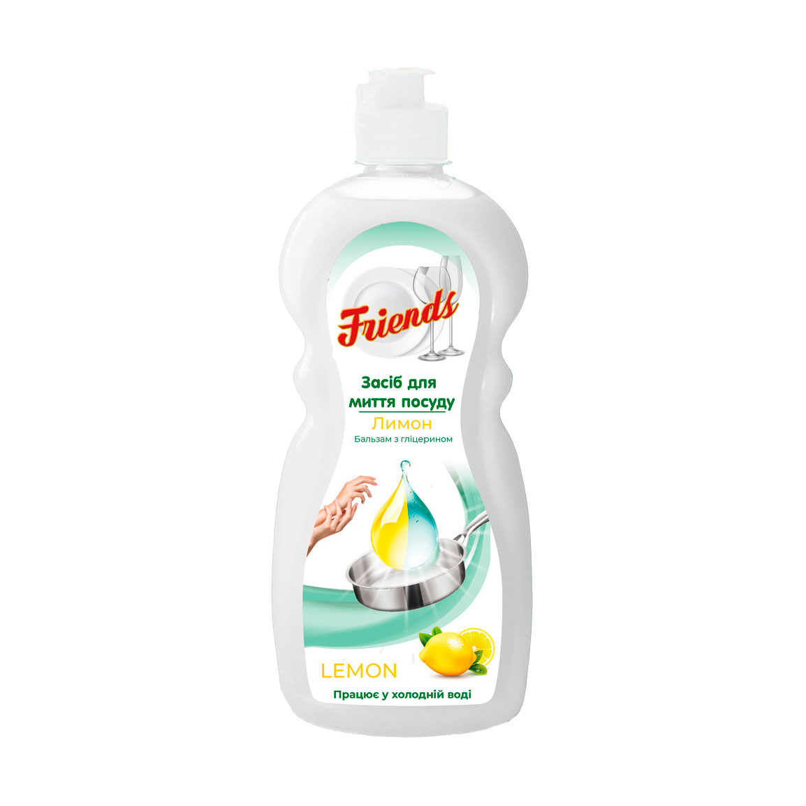 

Засіб для миття посуду Друг Лимон, 500 г