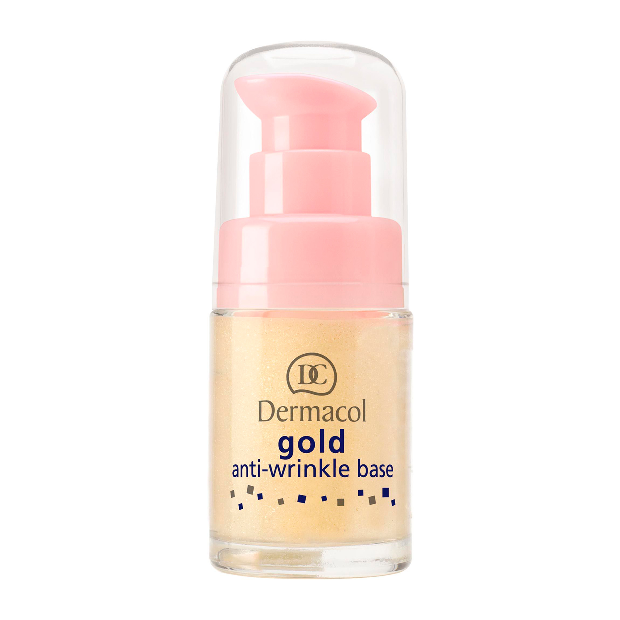 

База під макіяж Dermacol Base Gold Anti-Wrinkle омолоджуюча з активним золотом, 15 мл