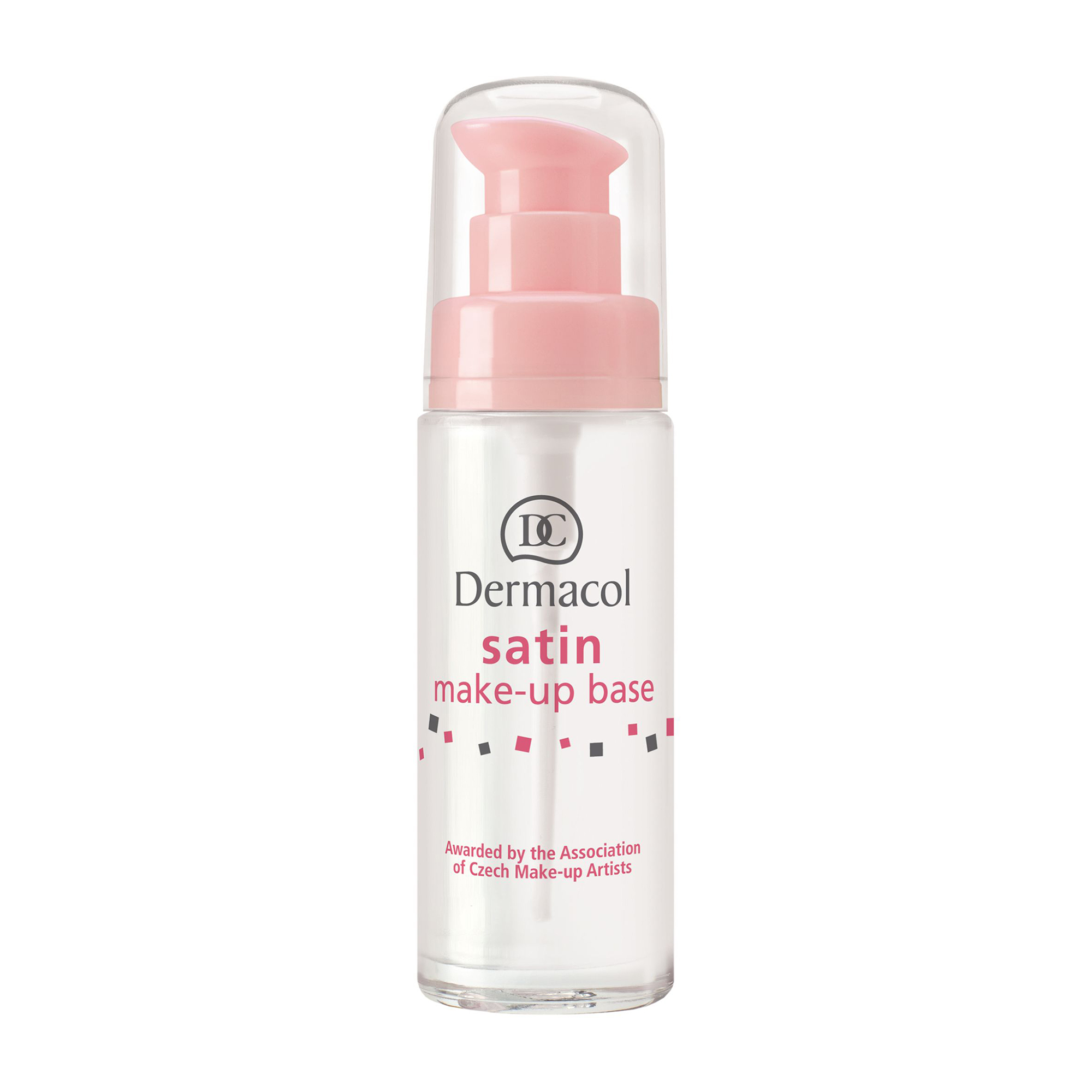 

База під макіяж Dermacol Make-Up Base Satin матуюча з вирівнюючим ефектом (помпа), 30г