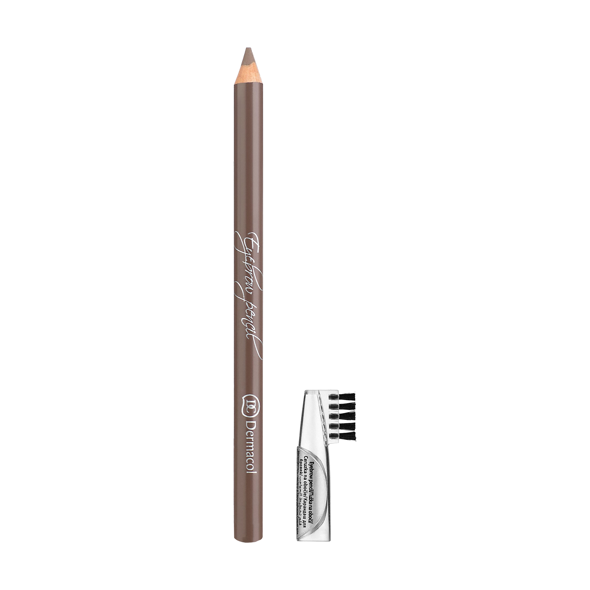 

Олівець для брів Dermacol Eyebrow Pencil зі щіточкою, 01, 1.6 г