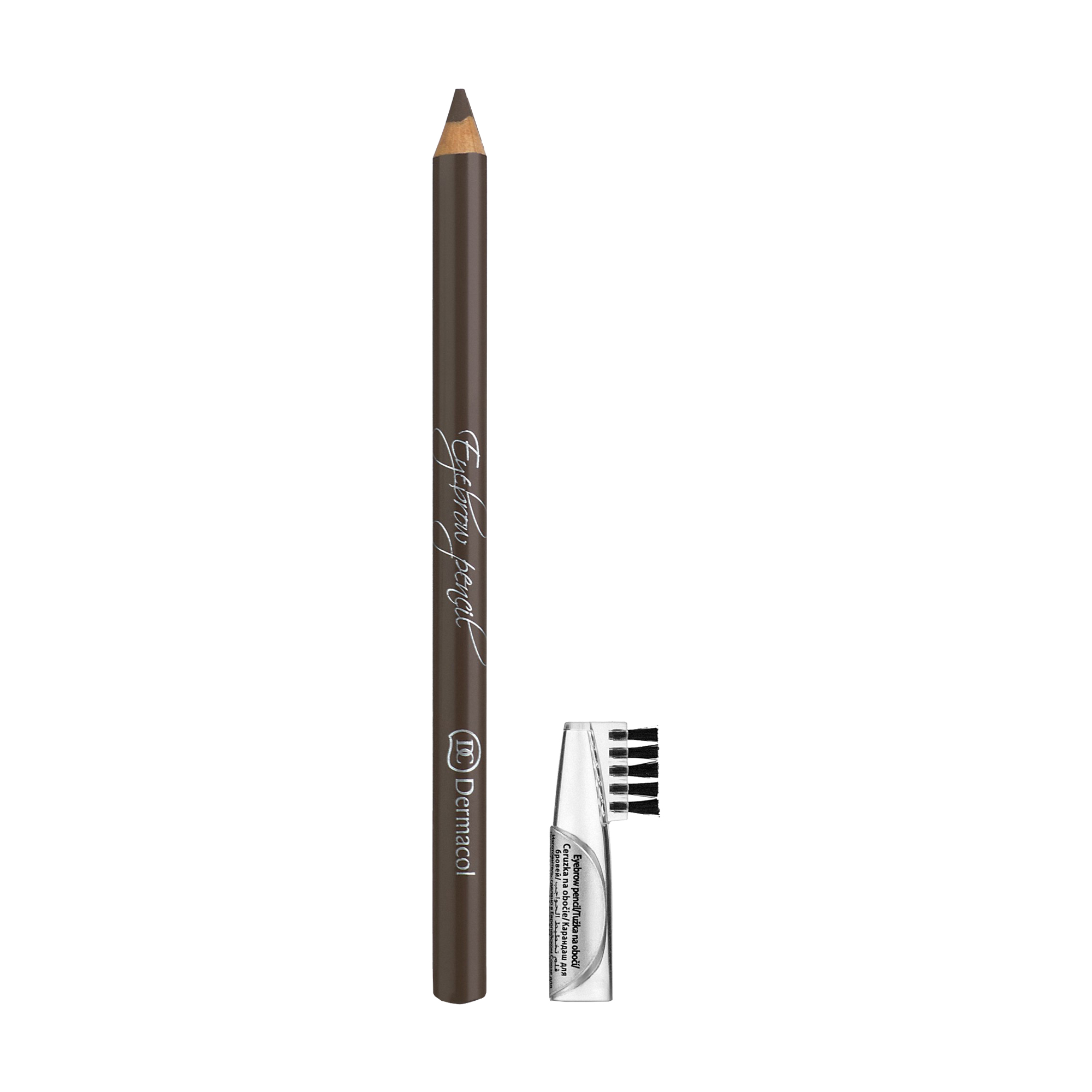 

Олівець для брів Dermacol Eyebrow Pencil зі щіточкою, 02, 1.6 г