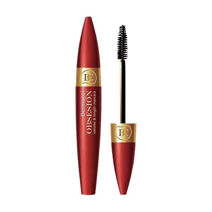

Туш для вій Dermacol Obsesion Volume & Length Mascara Об'єм та подовження, чорна, 12 мл