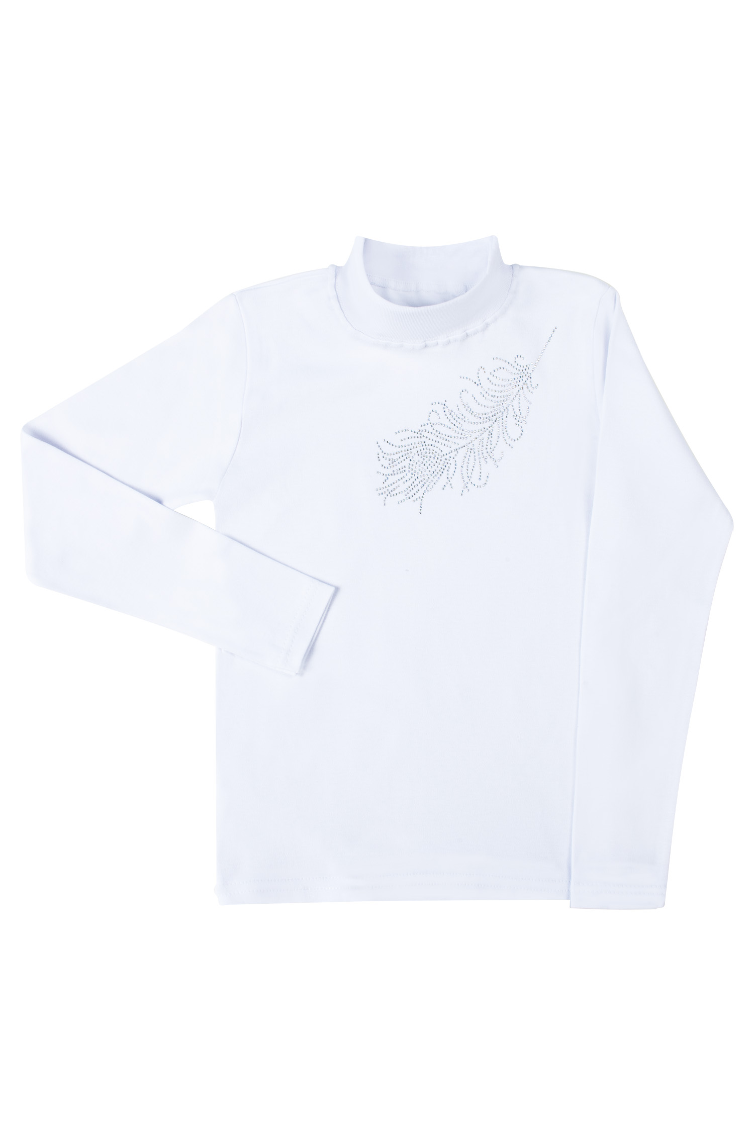 

Гольфик дитячий Umka для дівчинки р.12 зріст 146-152 білий Перо 14G / white18 / 06feather11
