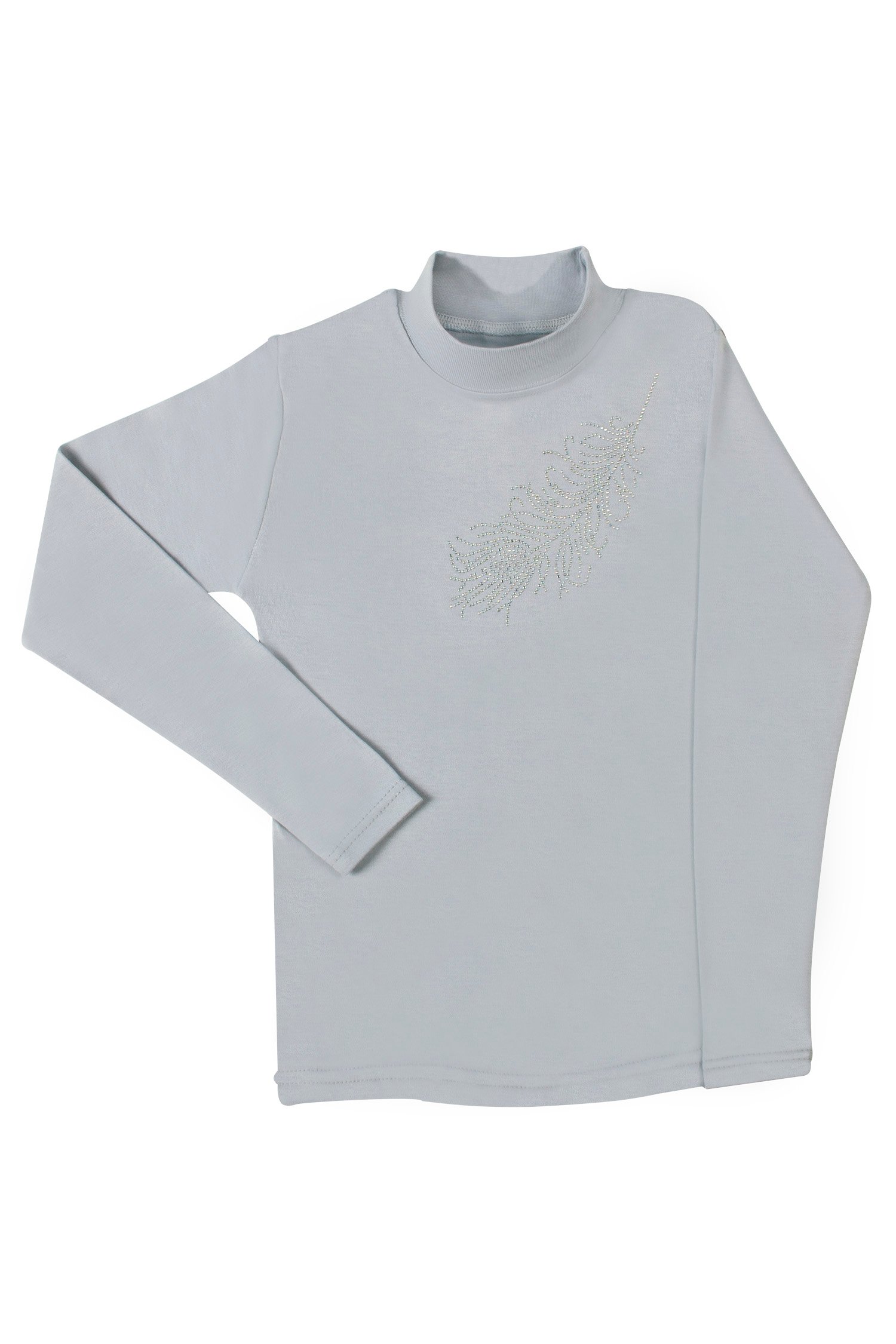 

Гольфик дитячий Umka для дівчинки р.10 зріст 134-140 сірий Перо 14G / Gray18 / 06feather10