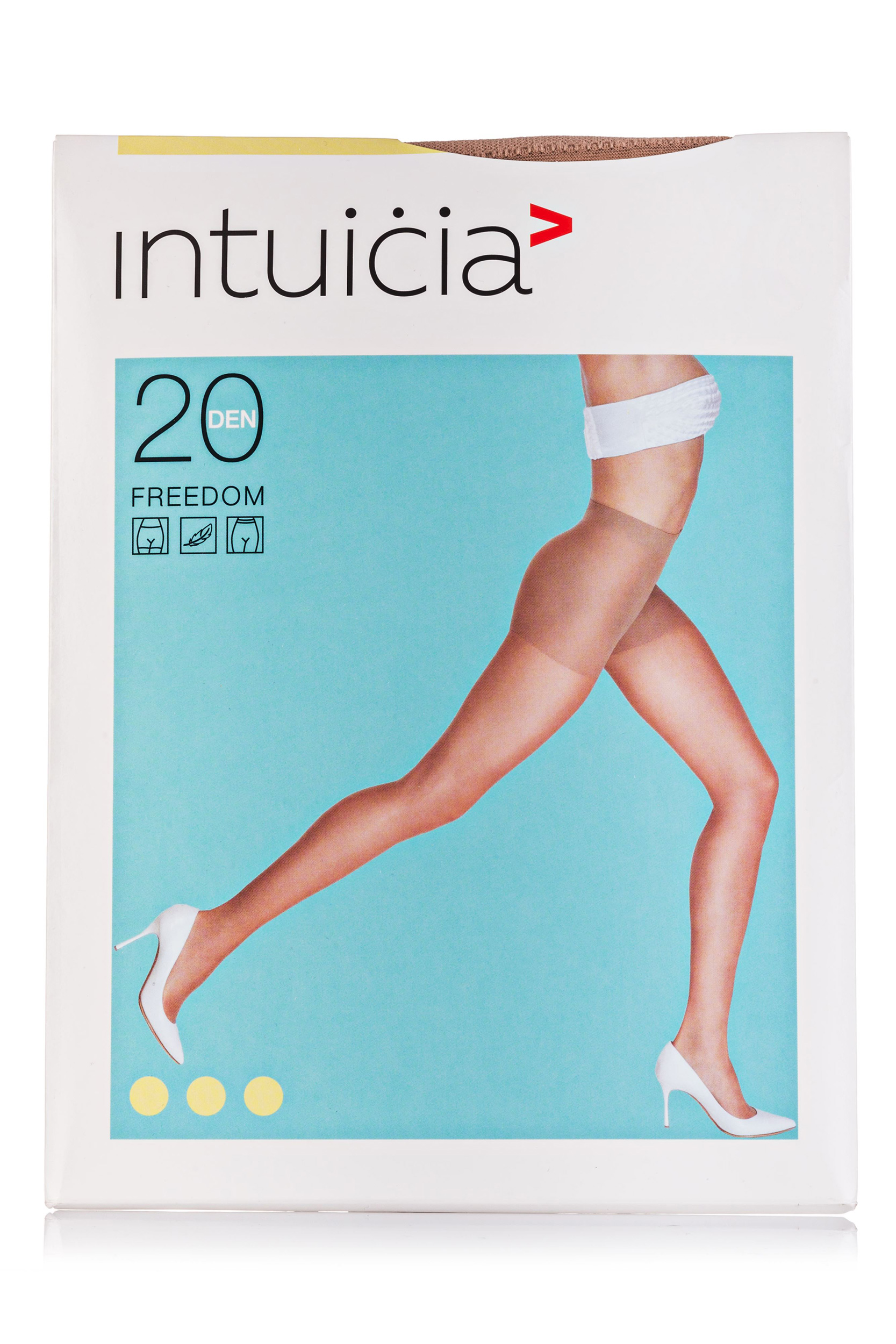 

Колготи жіночі Intuicia FREEDOM 20 ден бежевий р.4