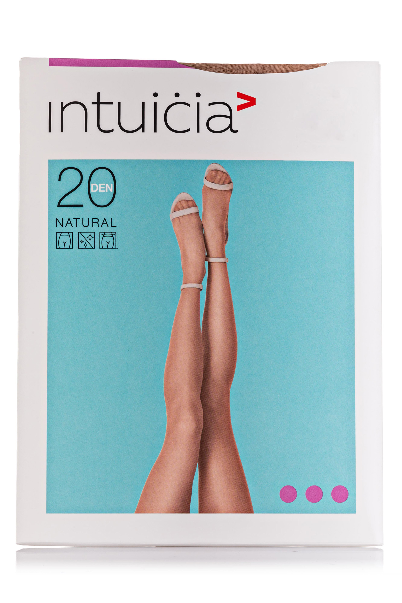 

Колготи жіночі Intuicia NATURAL 20 ден бежевий р.4