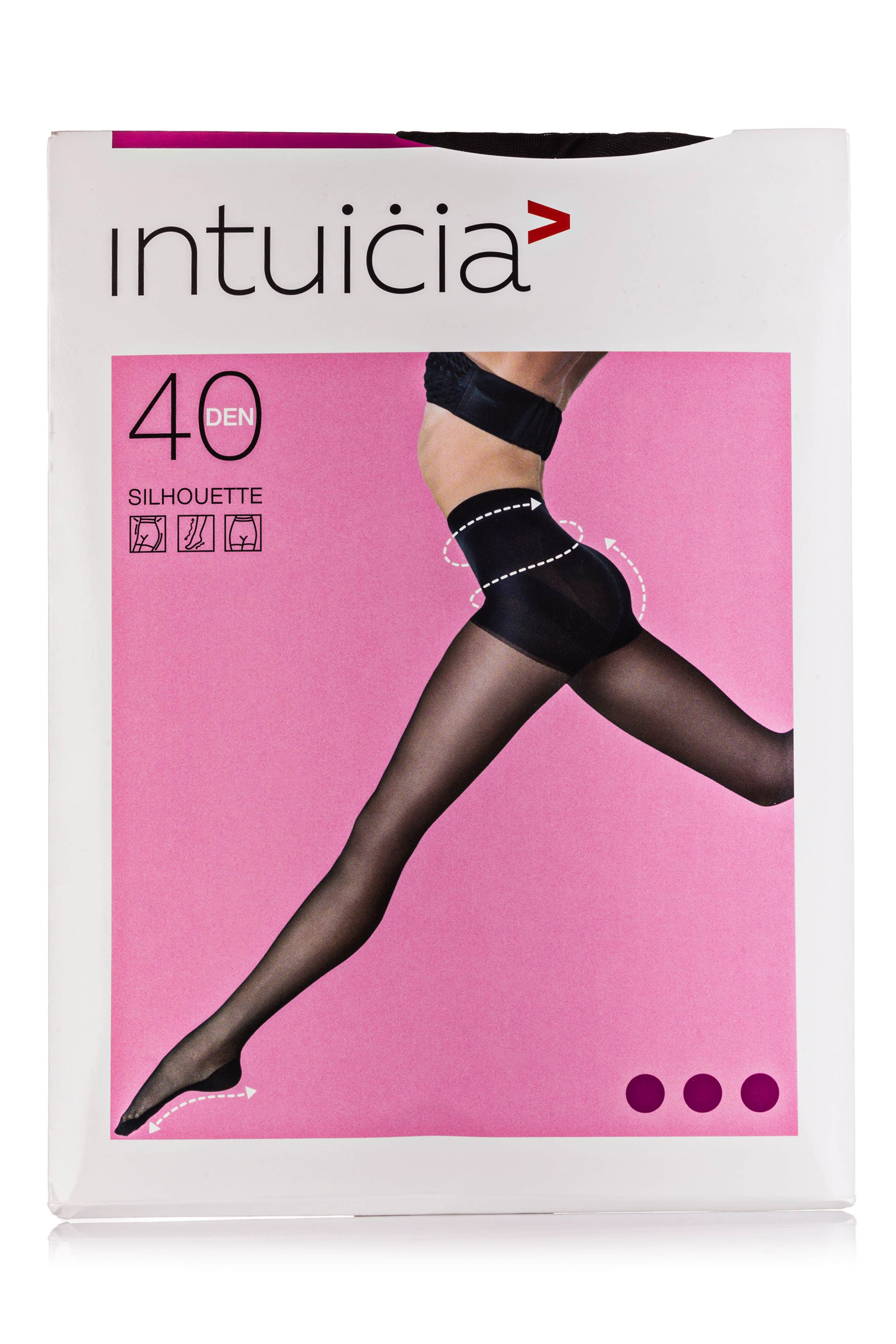 

Колготи жіночі Intuicia SILHOUETTE 40 ден чорний р.3