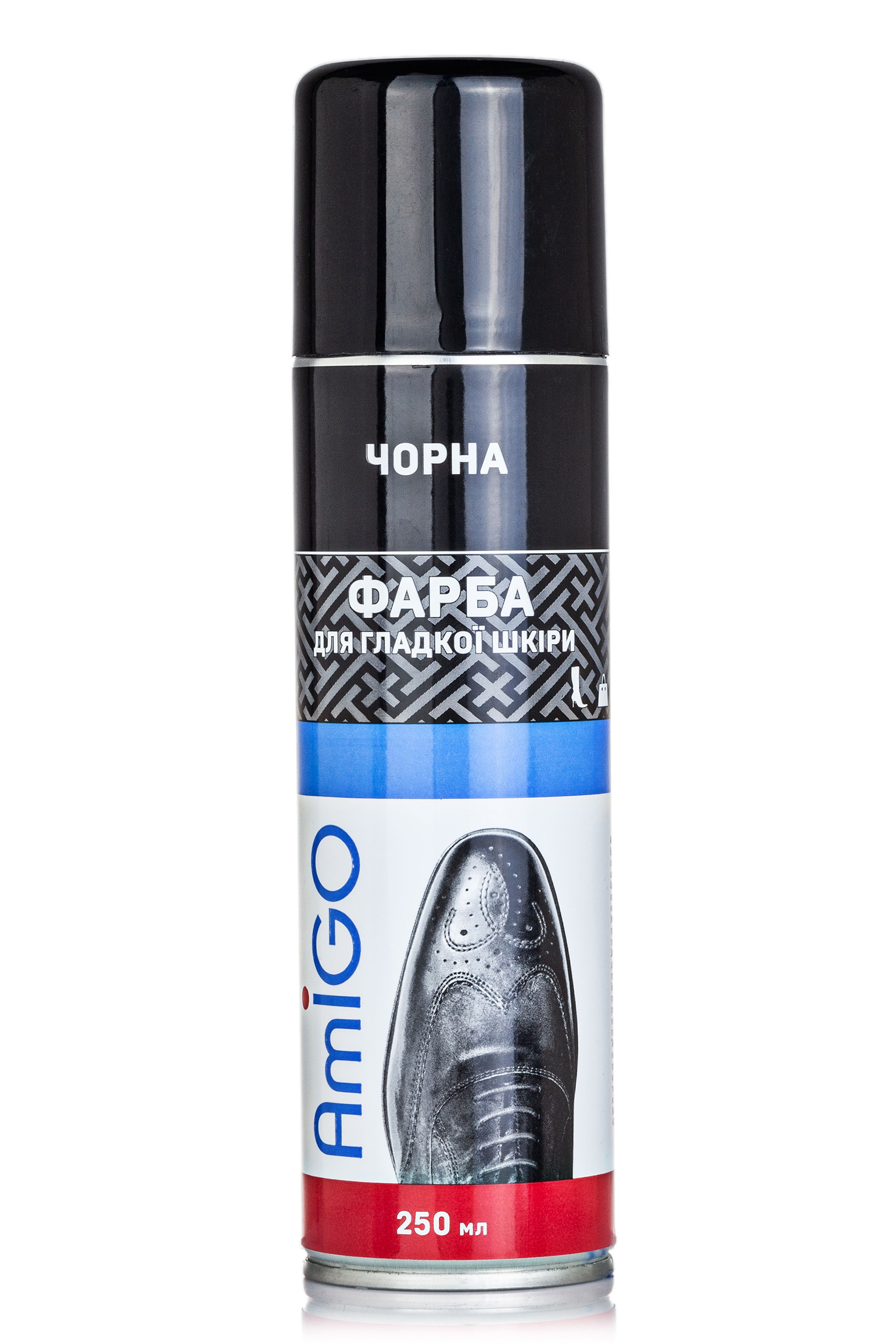 

Фарба AmiGO для гладкоi шкiри чорна 250 мл