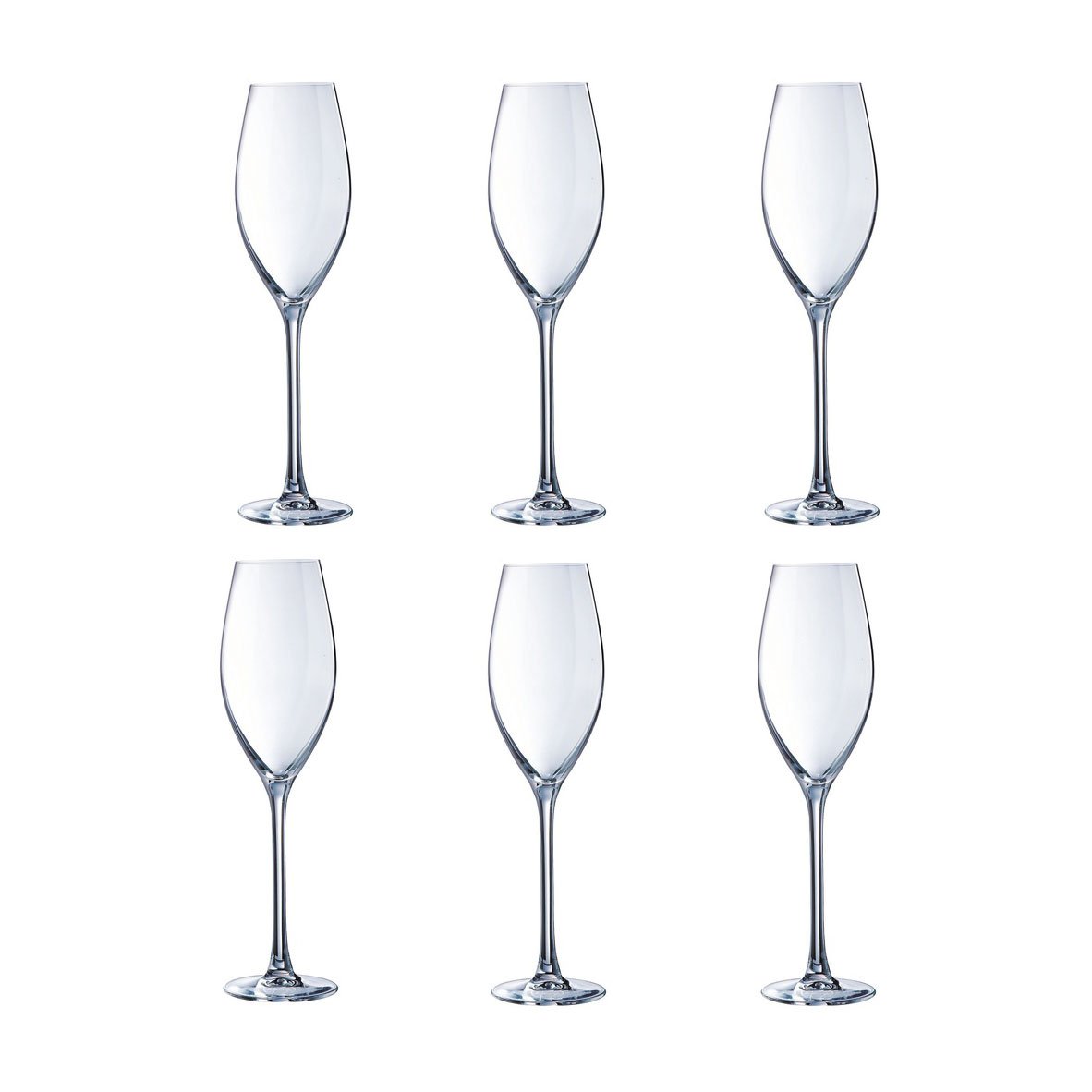 

Набір келихів для шампанського Cristal d'Arques Wine Emotions, 6*240 мл (L7591)