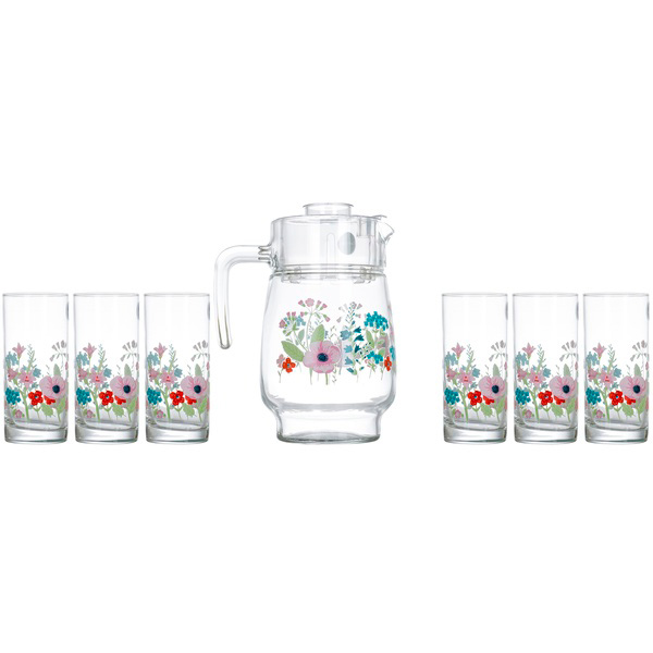 

Набір д/напоїв LUMINARC AMSTERDAM ROSE POMPON 7пр,N3675