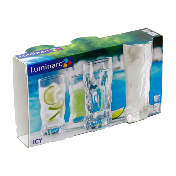 

Набір склянок Luminarc Icy високі, 3*400 мл (G2764/1)