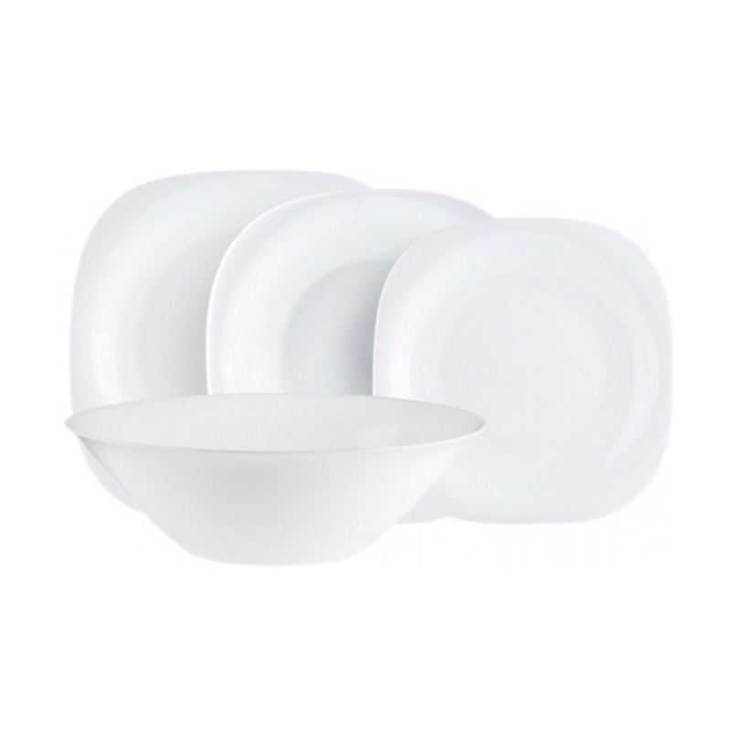 

Уцінка! Столовий сервіз Luminarc Carine White, 19 предметів (N2185)