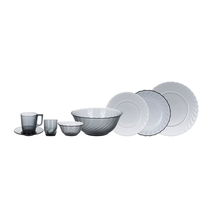 

Сервіз столовий TRIANON GRAPHITE 43пр,N5757
