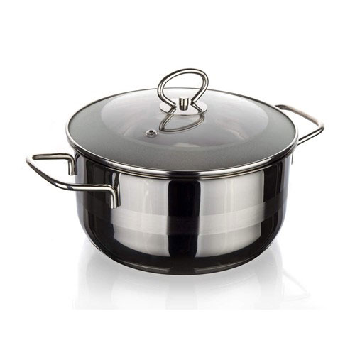 

Каструля Banquet Matte New Line з кришкою 5л,48ES0505CS24-A